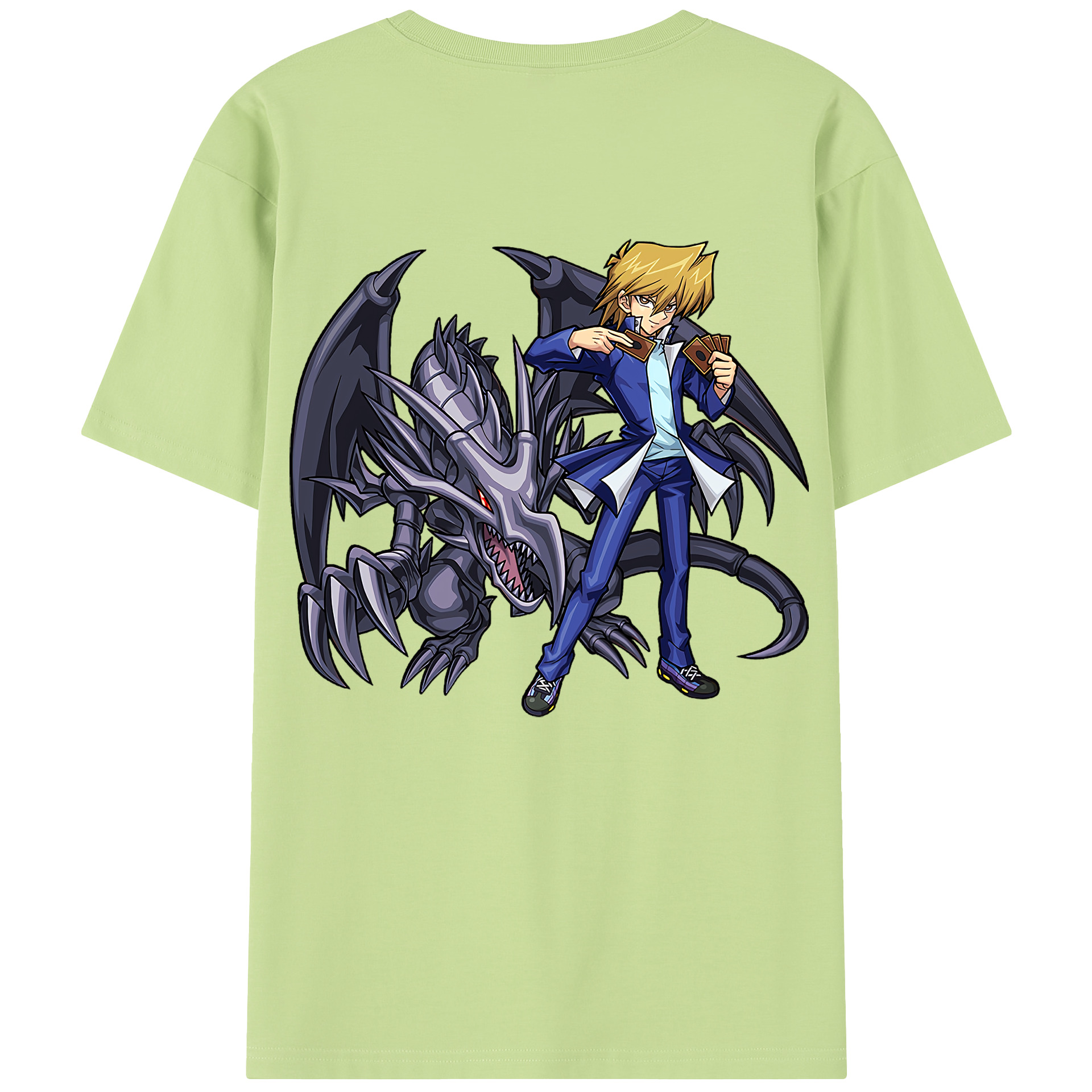 （画像用） 遊☆戯☆王 Yu-Gi-Oh! 綿100％半袖Tシャツ（背面プリント）